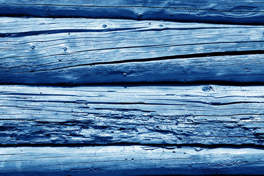 Wooden fence pattern in navy blue tone.