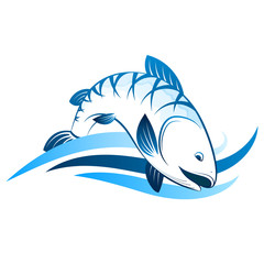 Fish symbol for fishing