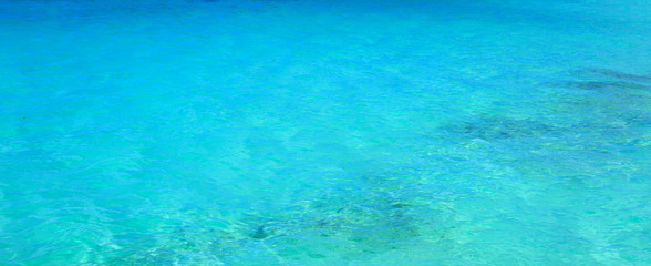 Caribbean sea background.