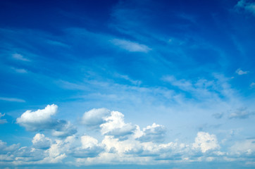 blue sky background with clouds