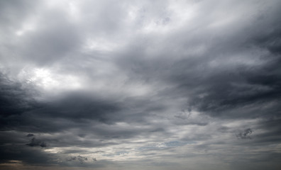 Dark storm clouds background