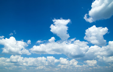 blue sky background with clouds