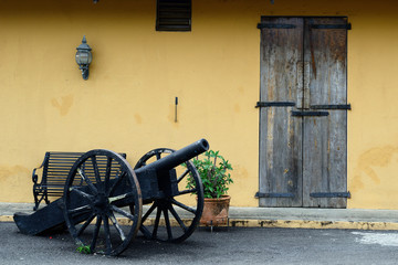 Cultural capital city of Dominican Republic, Santiago de los Caballeros. San Luis fort