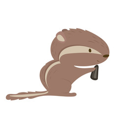 Forest animal cute cartoon vector illustration