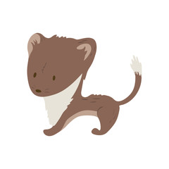 Forest animal cute cartoon vector illustration