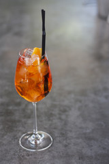 Aperol spritz summer coclail