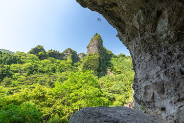 大不動岩屋からの眺め