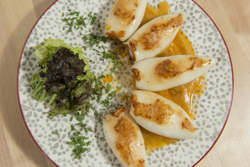 Calamares a la plancha