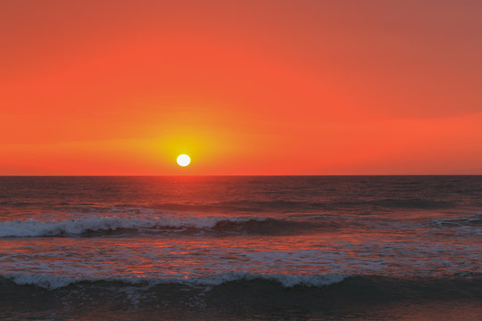 Red Sunset Beach