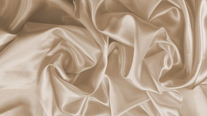 Fototapeta premium folds of smooth satin. silk background.