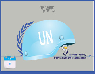 Post Card United Nations Peacekeepers