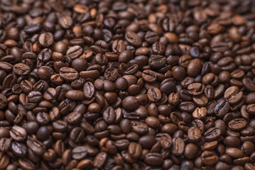 Fototapeta premium Ziarna kawy tekstura tło
