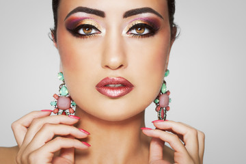 Beautiful Girl With Makeup