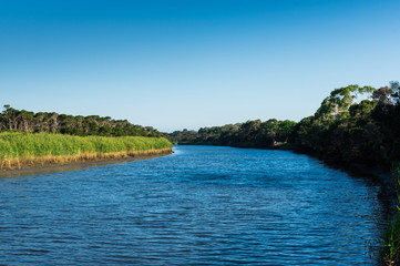 Tarwin River near the riverside town of Tarwin Lower in South Gippsland
