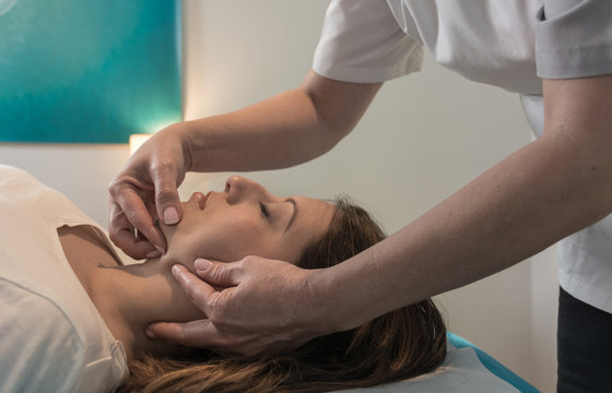 Alternative therapy body treatment.