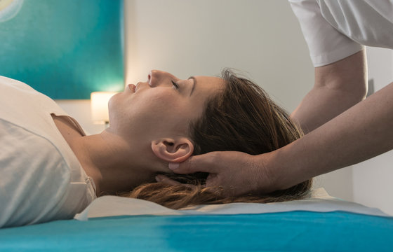 Alternative therapy body treatment.