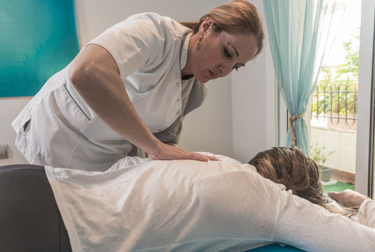 Alternative therapy body treatment.
