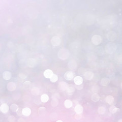 Lilac and pink ,blurred bokeh background, glitter, holiday, white circles, light