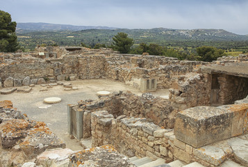 Archeological site of Festos in Crete