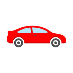 Fototapeta premium car icon, vector illustration. Flat design eps 10