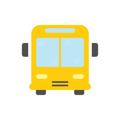 vector Bus illustration - shuttle Bus symbol, travel icon