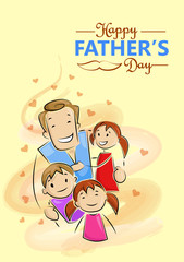Happy Father's Day greetings background