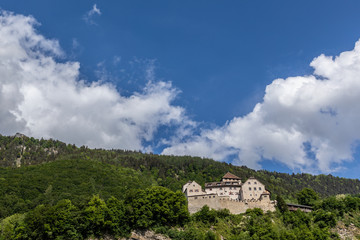 Fototapeta na wymiar Gutenberg Castle in Vaduz, Liechtenstein.