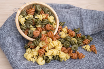 bowl full of italian pasta trottole