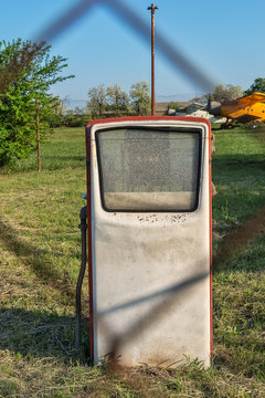 Abandoned Gas Pumps, vintage