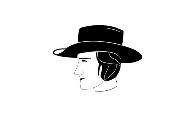 Cowboy logo template