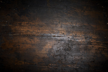 Old dark aged wood background texture