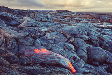 Active volcano