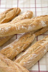 French Bread for Sale on Market