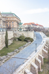 Royal castle at Buda hill in Budapest