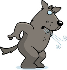 Cartoon Wolf Breath