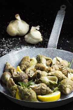 Fried whelks