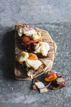 Cod bruschetta