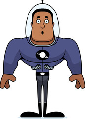 Cartoon Surprised Spaceman © corythoman