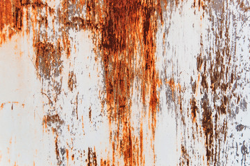 Metal Rust Background Metal Rust Texture. Beautiful unusual background. Rusted white painted metal...