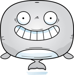 Happy Cartoon Whale
