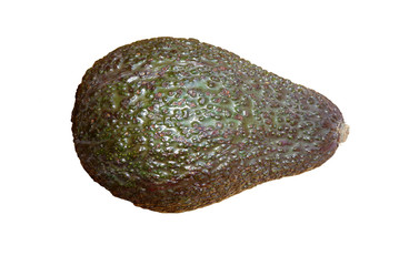 Fresh avocado friut isolated on white background 3D illustration