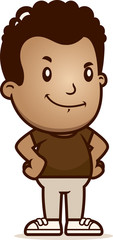 Cartoon Boy Confident