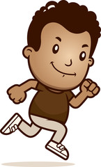 Cartoon Boy Running