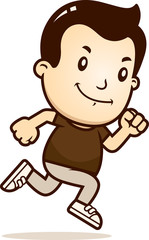 Cartoon Boy Running
