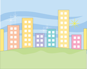 Fototapeta premium High-rise buildings