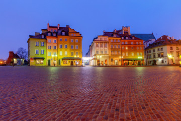 Fototapeta na wymiar Warsaw. Royal Square.