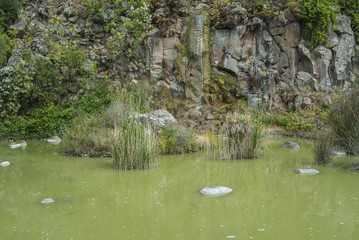 boils in the inside of a lake