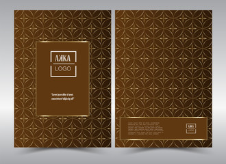 Luxury Premium menu design,Product cover Package, Bag,Financial Annual report for Business brochure layout design template, Flyer Design or Leaflet advertising,  A4 size illustrator 