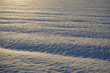 A Field of snow in winter season.