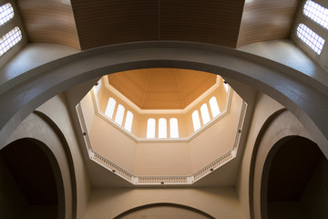 Fototapeta premium interior da cupula igreja matriz de araraquara sp brasil